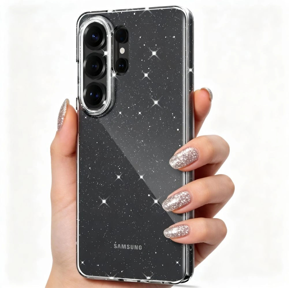 Etui Tech-Protect na Samsung Galaxy S26 Ultra - przezroczysto-brokatowe – zdjęcie 4