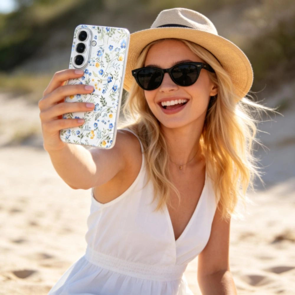 Etui Tech-Protect FlexAir na Samsung Galaxy S26 - kolorowe kwiaty – zdjęcie 5