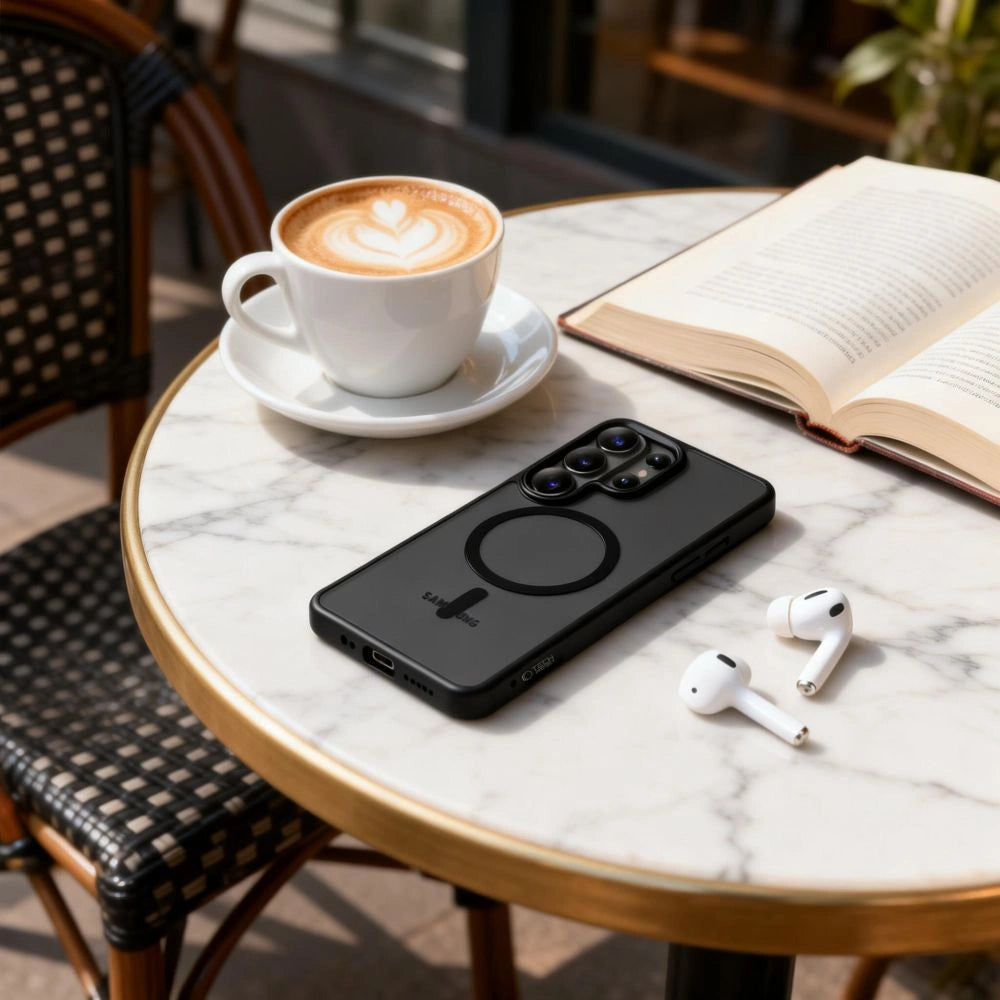Etui Tech-Protect Magmat MagSafe na Samsung Galaxy S26 Ultra - czarne – zdjęcie 6