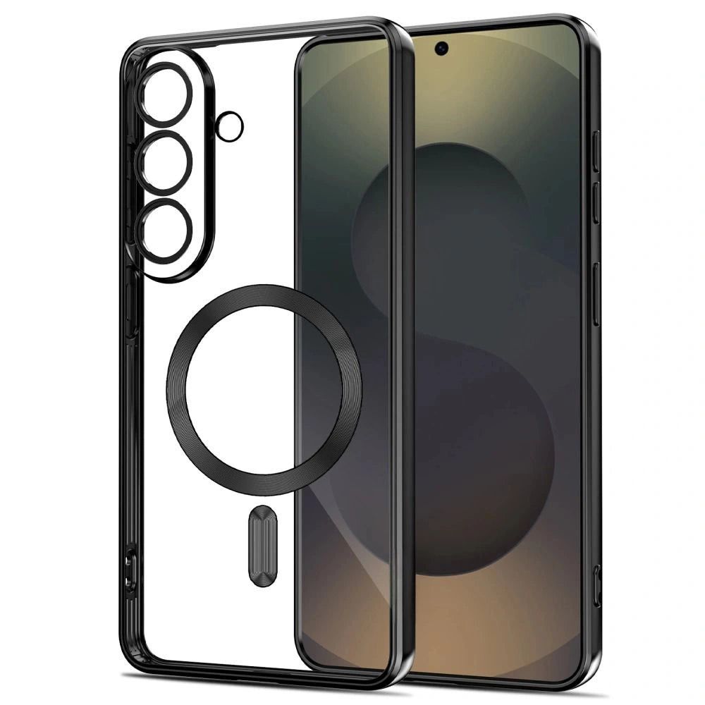 Etui Tech-Protect MagFlex na Samsung Galaxy S26 - przezroczysto-czarne – zdjęcie 2