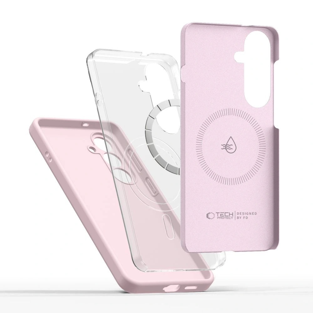 Etui Tech-Protect Silicone MagSafe na Samsung Galaxy S26+ - różowe – zdjęcie 3