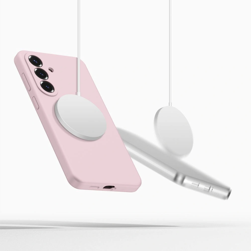 Etui Tech-Protect Silicone MagSafe na Samsung Galaxy S26+ - różowe – zdjęcie 4