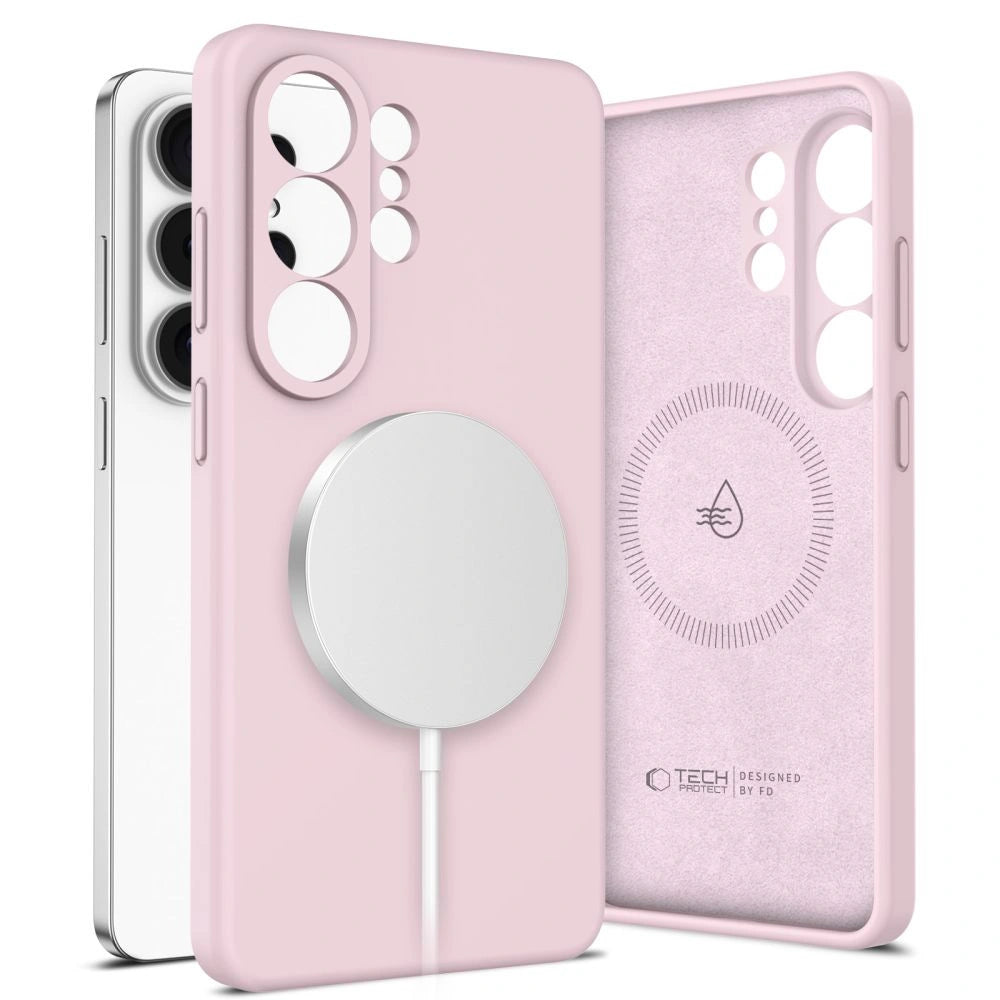 Etui Tech-Protect Silicone MagSafe na Samsung Galaxy S26 Ultra - różowe