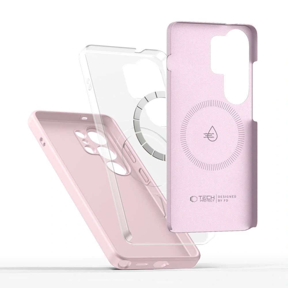 Etui Tech-Protect Silicone MagSafe na Samsung Galaxy S26 Ultra - różowe – zdjęcie 3