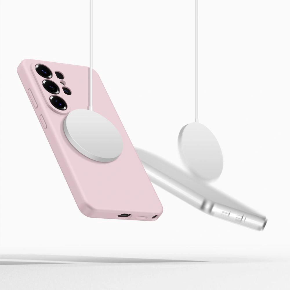 Etui Tech-Protect Silicone MagSafe na Samsung Galaxy S26 Ultra - różowe – zdjęcie 4