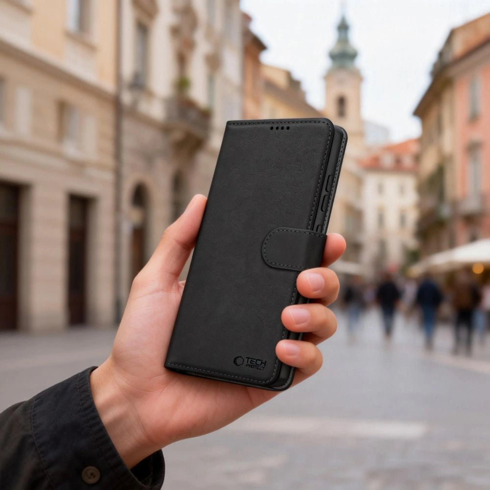 Etui Tech-Protect Wallet na Samsung Galaxy S26 Ultra - czarne – zdjęcie 7