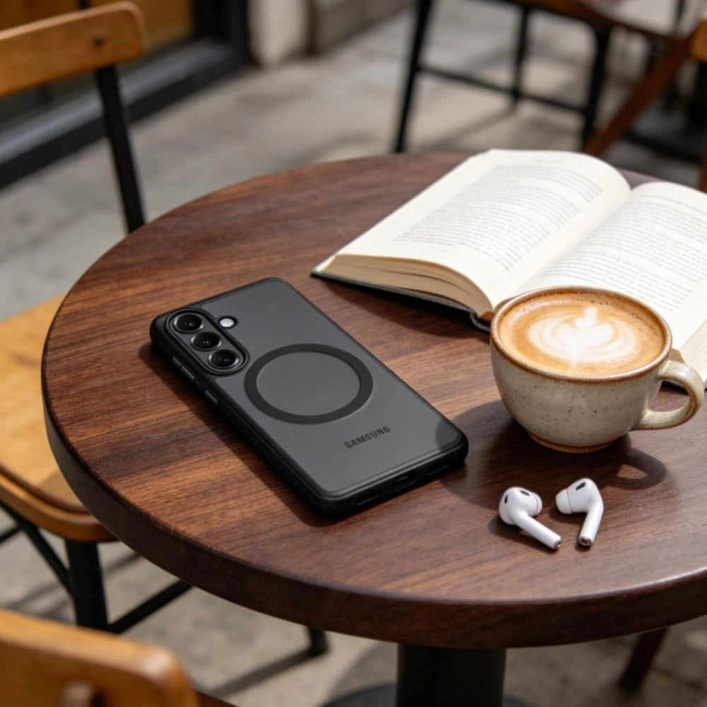 Etui Tech-Protect MagPeak MagSafe na Samsung Galaxy S26 - czarne – zdjęcie 3