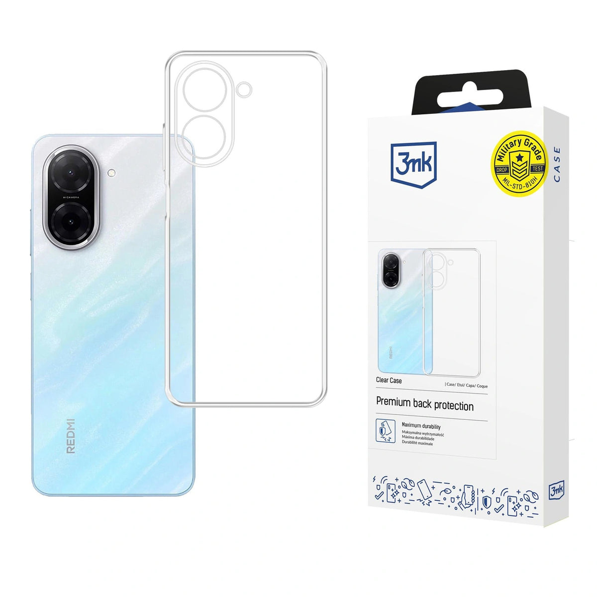 Etui 3mk Clear Case na Xiaomi Redmi A5 4G (173mm) - przezroczyste