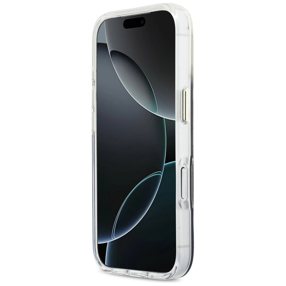 Etui Guess IML Gradient Script Metal MagSafe na iPhone 17 Pro Max - czarne – zdjęcie 5