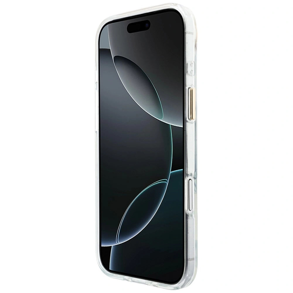 Etui Guess IML Script Metal MagSafe na iPhone Air - przezroczyste – zdjęcie 5