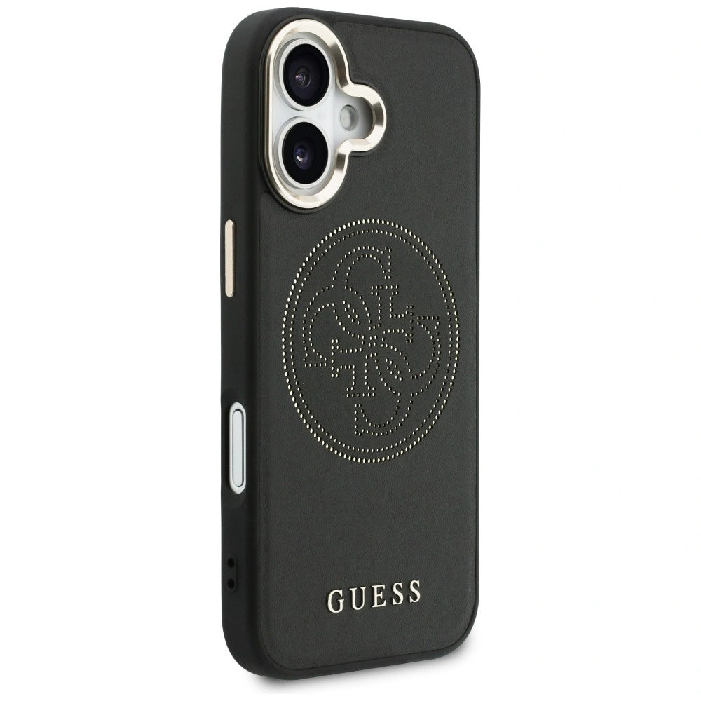 Etui Guess Perforated 4G MagSafe na iPhone 17 - czarne – zdjęcie 4