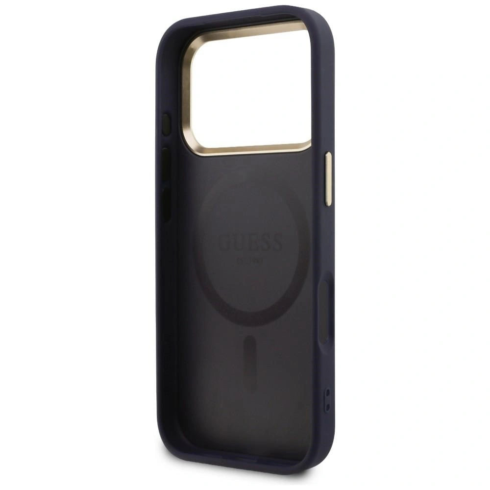 Etui Guess Perforated 4G MagSafe na iPhone 17 Pro Max - niebieskie – zdjęcie 7