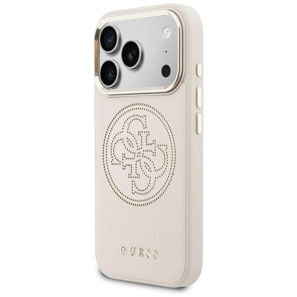 Etui Guess Perforated 4G MagSafe na iPhone 17 Pro Max - różowe – zdjęcie 2
