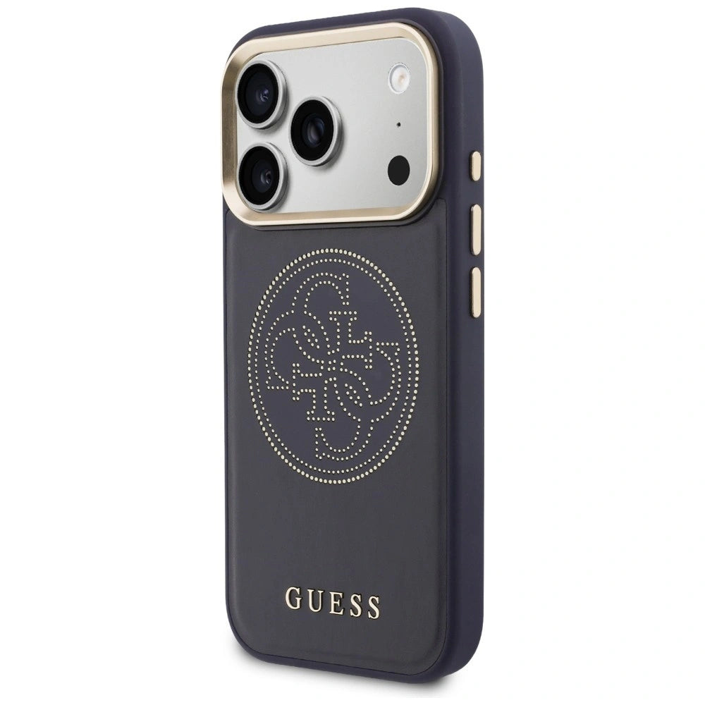 Etui Guess Perforated 4G MagSafe na iPhone 17 Pro - niebieskie – zdjęcie 2