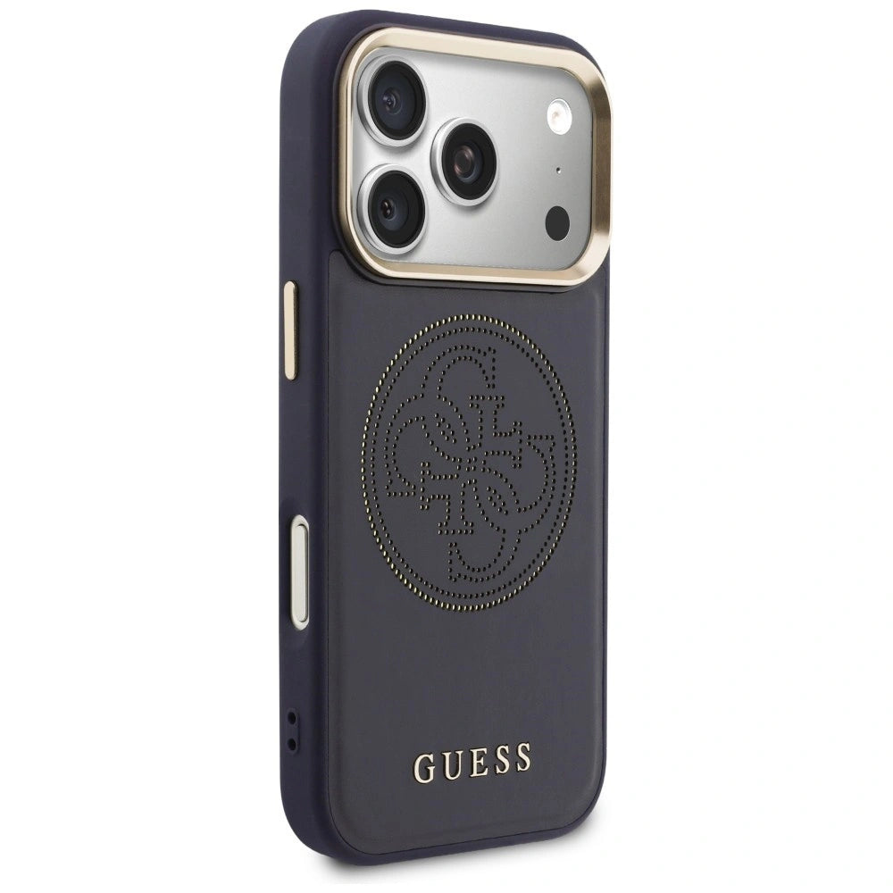 Etui Guess Perforated 4G MagSafe na iPhone 17 Pro - niebieskie – zdjęcie 4