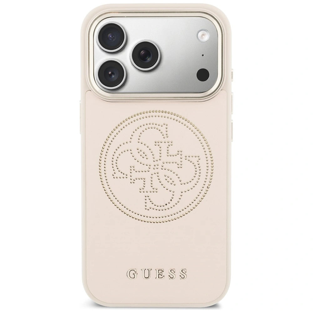 Etui Guess Perforated 4G MagSafe na iPhone 17 Pro - różowe – zdjęcie 3