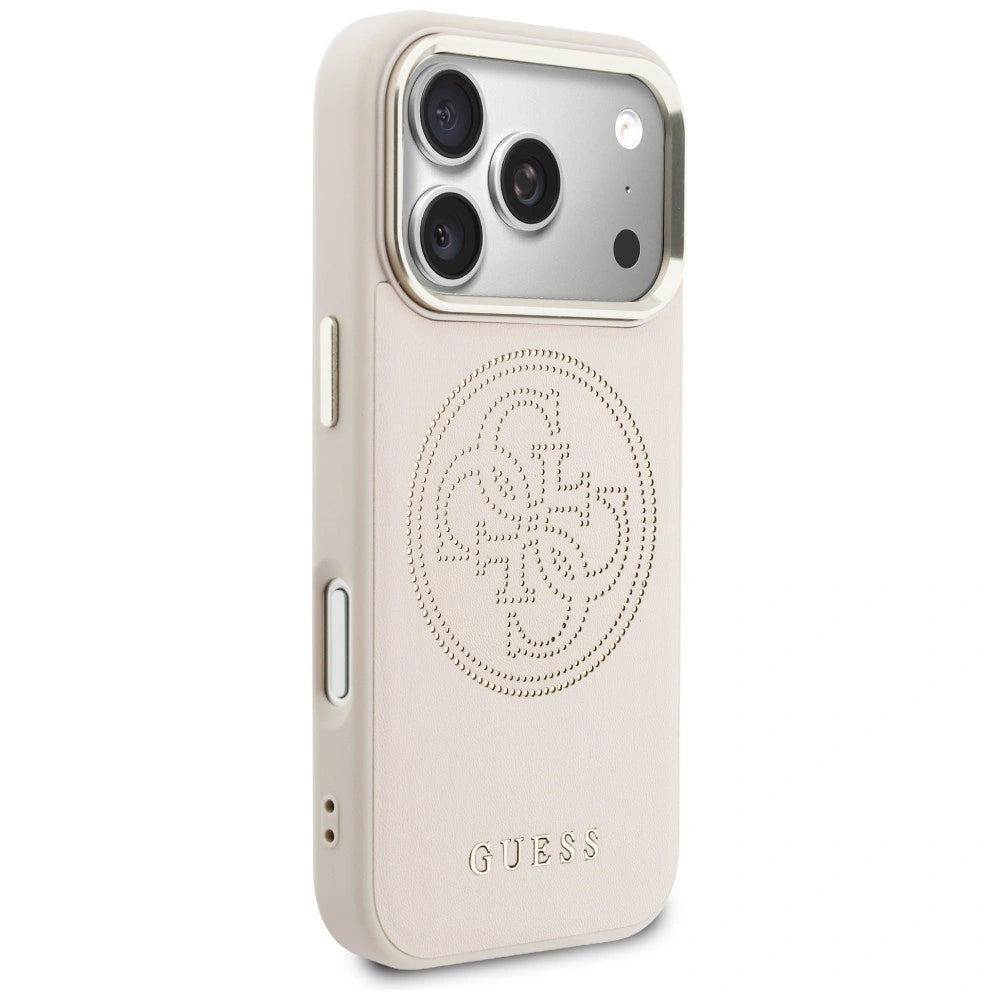 Etui Guess Perforated 4G MagSafe na iPhone 17 Pro - różowe – zdjęcie 4