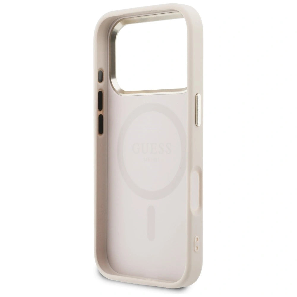 Etui Guess Perforated 4G MagSafe na iPhone 17 Pro - różowe – zdjęcie 7