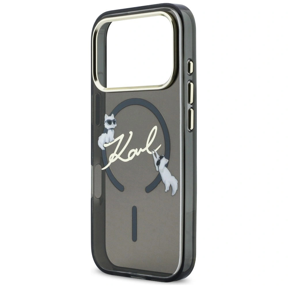 Etui Karl Lagerfeld IML Choupettes Karl na iPhone 17 Pro Max - czarne – zdjęcie 6
