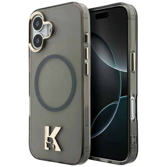 Etui Karl Lagerfeld IML K Head Logo MagSafe na iPhone 17 - czarne