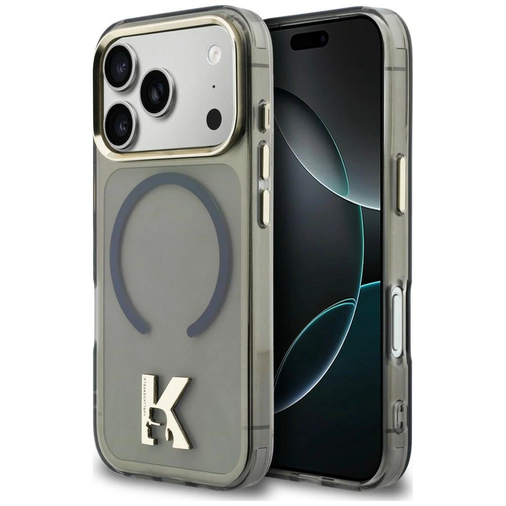 Etui Karl Lagerfeld IML K Head Logo MagSafe na iPhone 17 Pro Max - czarne