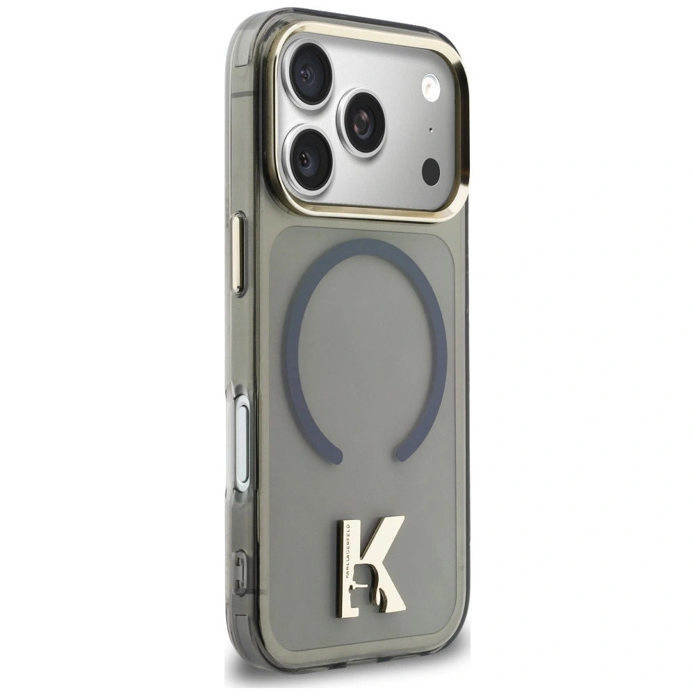 Etui Karl Lagerfeld IML K Head Logo MagSafe na iPhone 17 Pro Max - czarne – zdjęcie 4