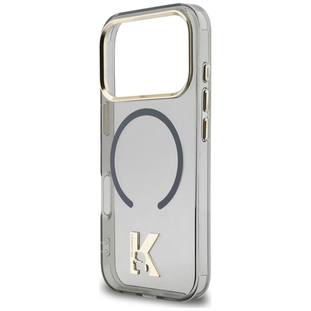 Etui Karl Lagerfeld IML K Head Logo MagSafe na iPhone 17 Pro Max - czarne – zdjęcie 6