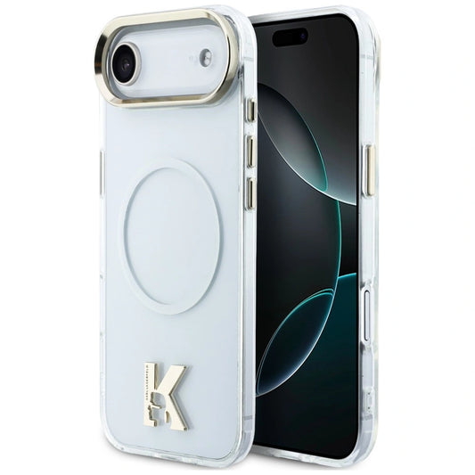 Etui Karl Lagerfeld IML K Head Logo MagSafe na iPhone Air - przezroczyste