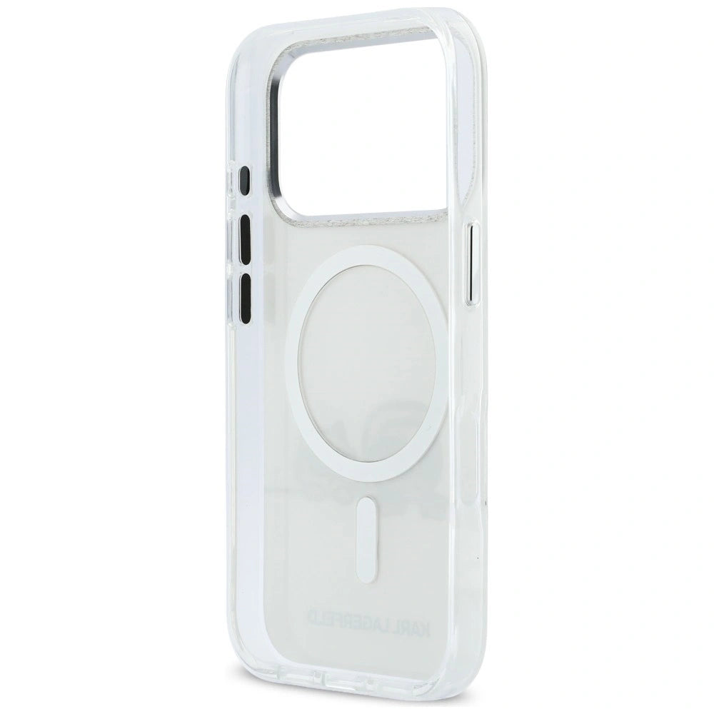 Etui Karl Lagerfeld IML Karl & Choupette Peekaboo na iPhone 17 Pro - białe – zdjęcie 7