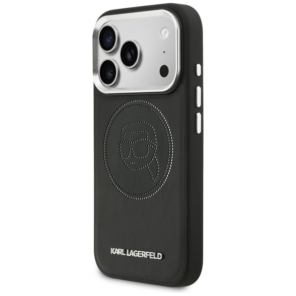 Etui Karl Lagerfeld K Head Point Logo MagSafe na iPhone 17 Pro - czarne – zdjęcie 2