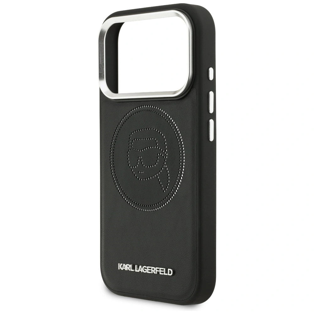 Etui Karl Lagerfeld K Head Point Logo MagSafe na iPhone 17 Pro - czarne – zdjęcie 6