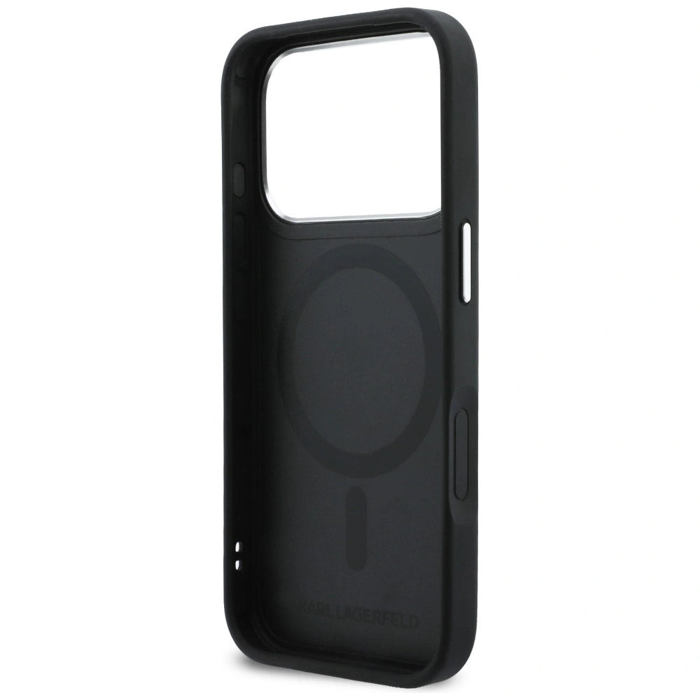 Etui Karl Lagerfeld Karl & Choupette Back na iPhone 17 Pro Max - czarne – zdjęcie 7