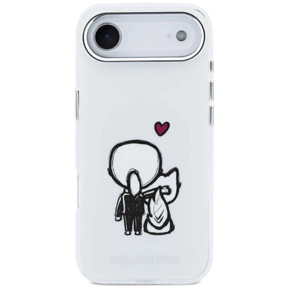 Etui Karl Lagerfeld Karl & Choupette Back na iPhone Air - przezroczyste – zdjęcie 3