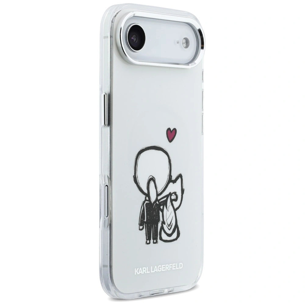 Etui Karl Lagerfeld Karl & Choupette Back na iPhone Air - przezroczyste – zdjęcie 4
