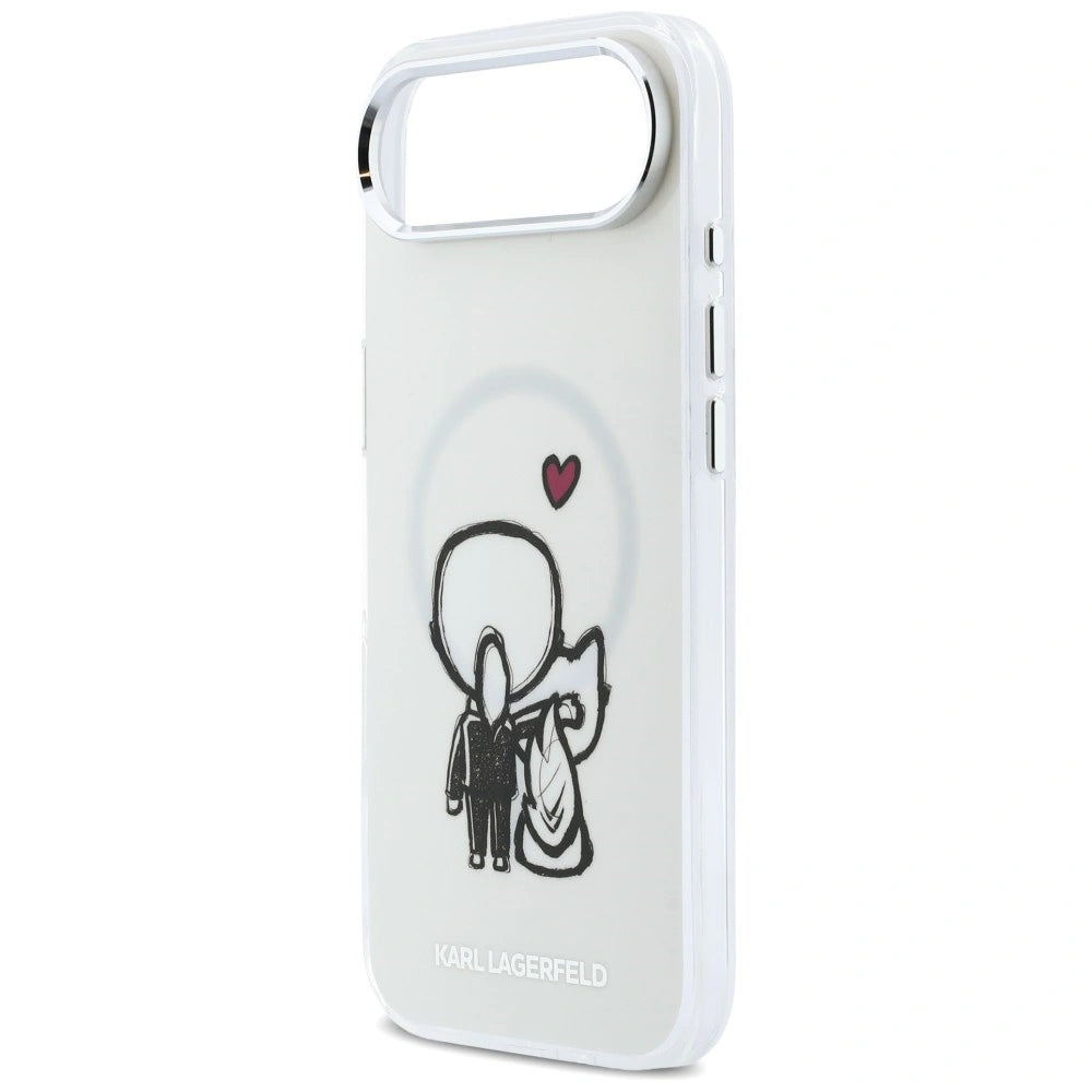 Etui Karl Lagerfeld Karl & Choupette Back na iPhone Air - przezroczyste – zdjęcie 6