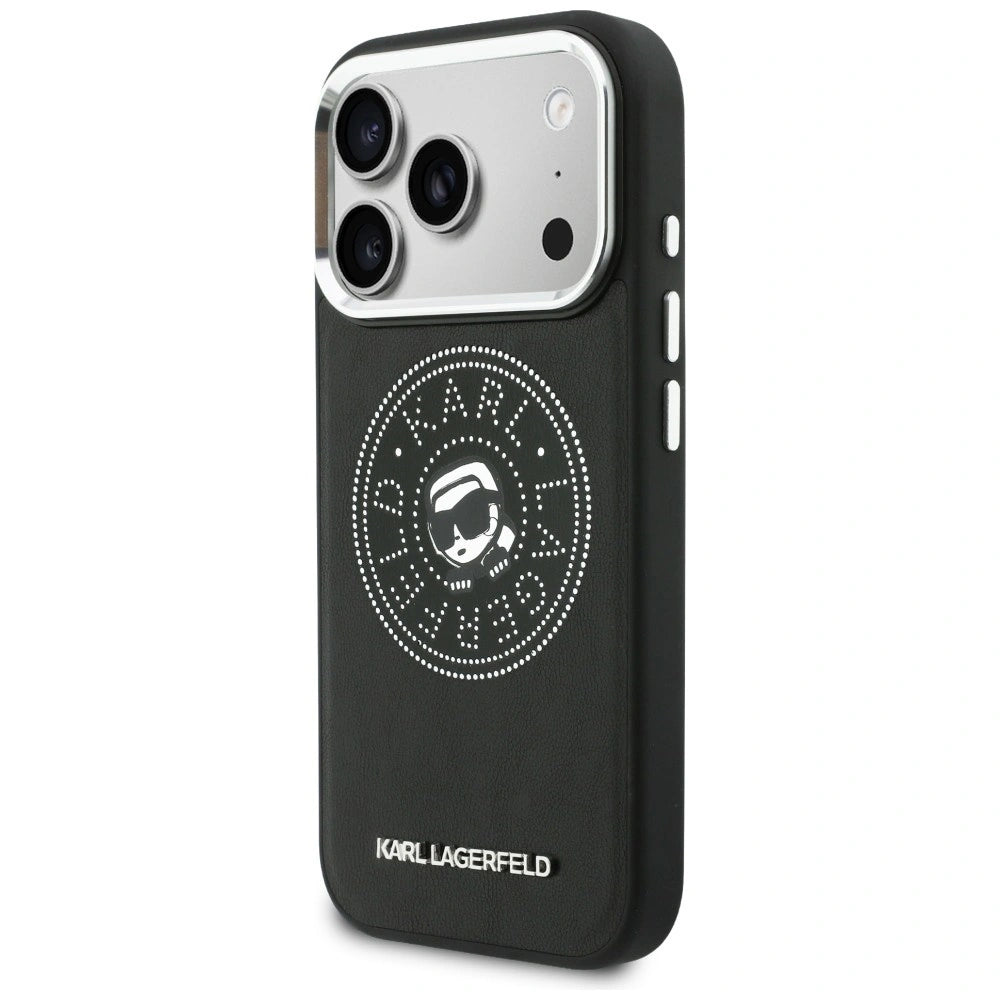 Etui Karl Lagerfeld Point & Karl Sketch na iPhone 17 Pro Max - czarne – zdjęcie 2
