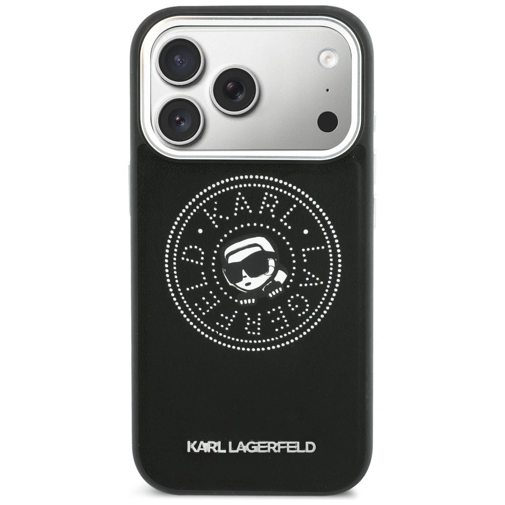 Etui Karl Lagerfeld Point & Karl Sketch na iPhone 17 Pro Max - czarne – zdjęcie 3