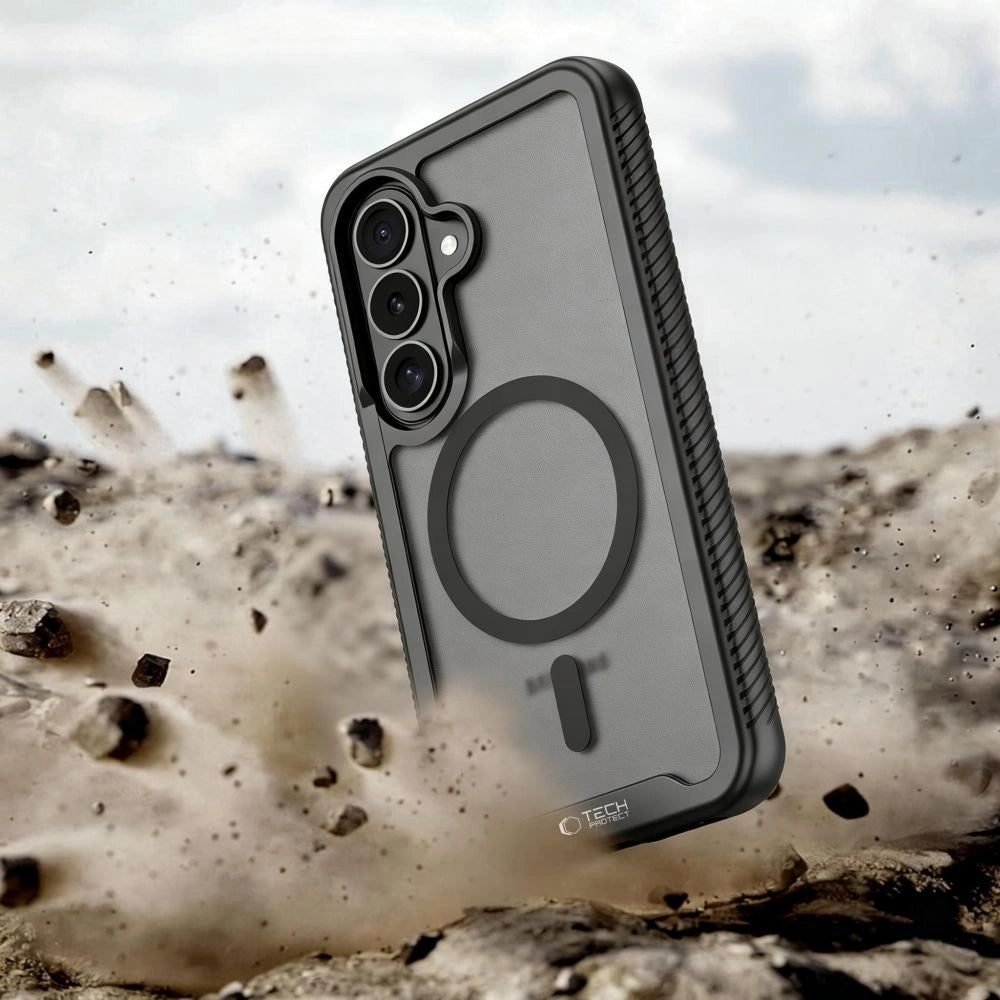 Etui Tech-Protect Defense MagSafe na Samsung Galaxy S26 - czarne – zdjęcie 7