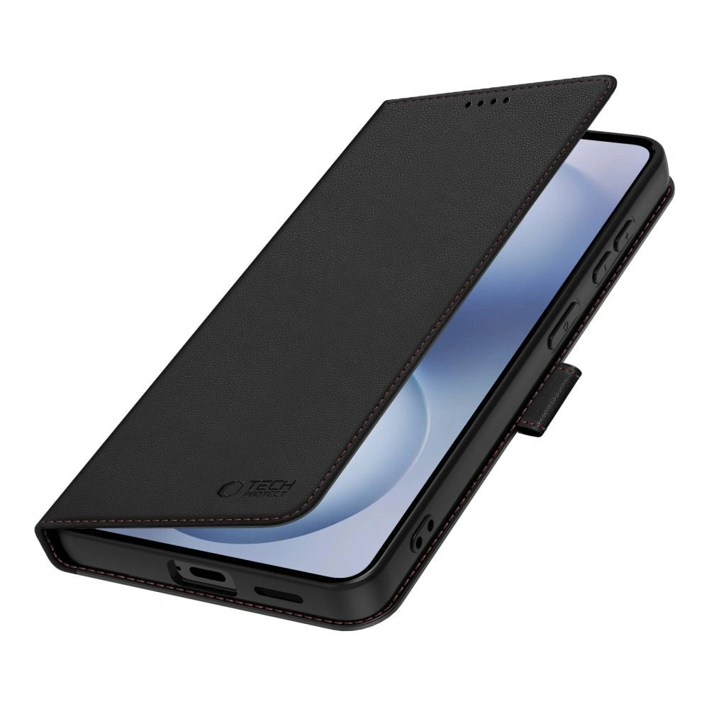 Etui Tech-Protect Wallet na Samsung Galaxy S26 Ultra - czarno-czerwone – zdjęcie 3