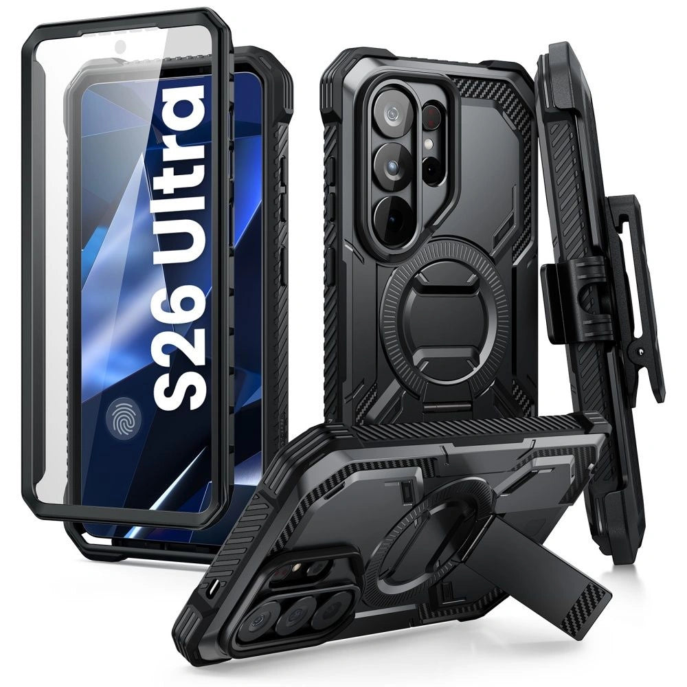 Etui Supcase iBlason ArmorBox Clip na Samsung Galaxy S26 Ultra - czarne