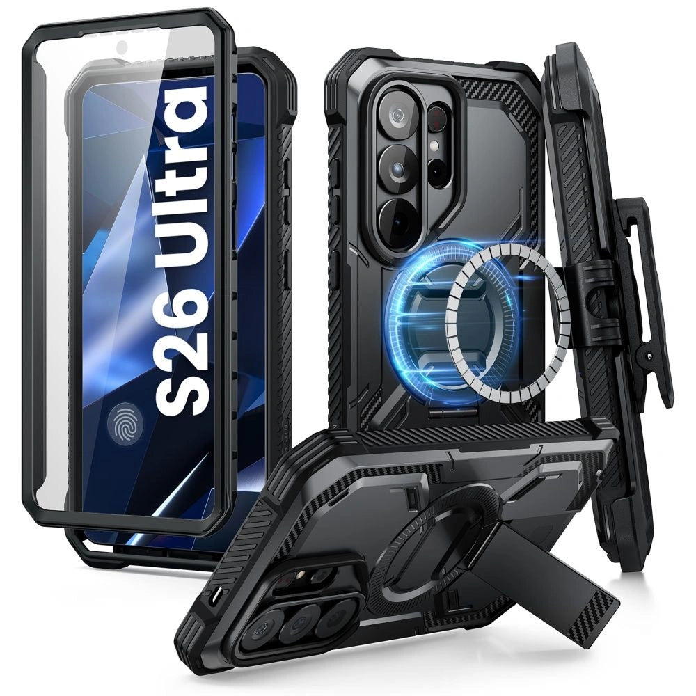 Etui Supcase iBlason ArmorBox Clip na Samsung Galaxy S26 Ultra - czarne – zdjęcie 2