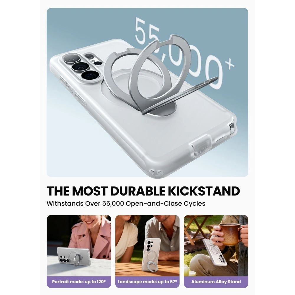 Etui Supcase Cosmo Mag MagSafe na Samsung Galaxy S26 Ultra - białe
