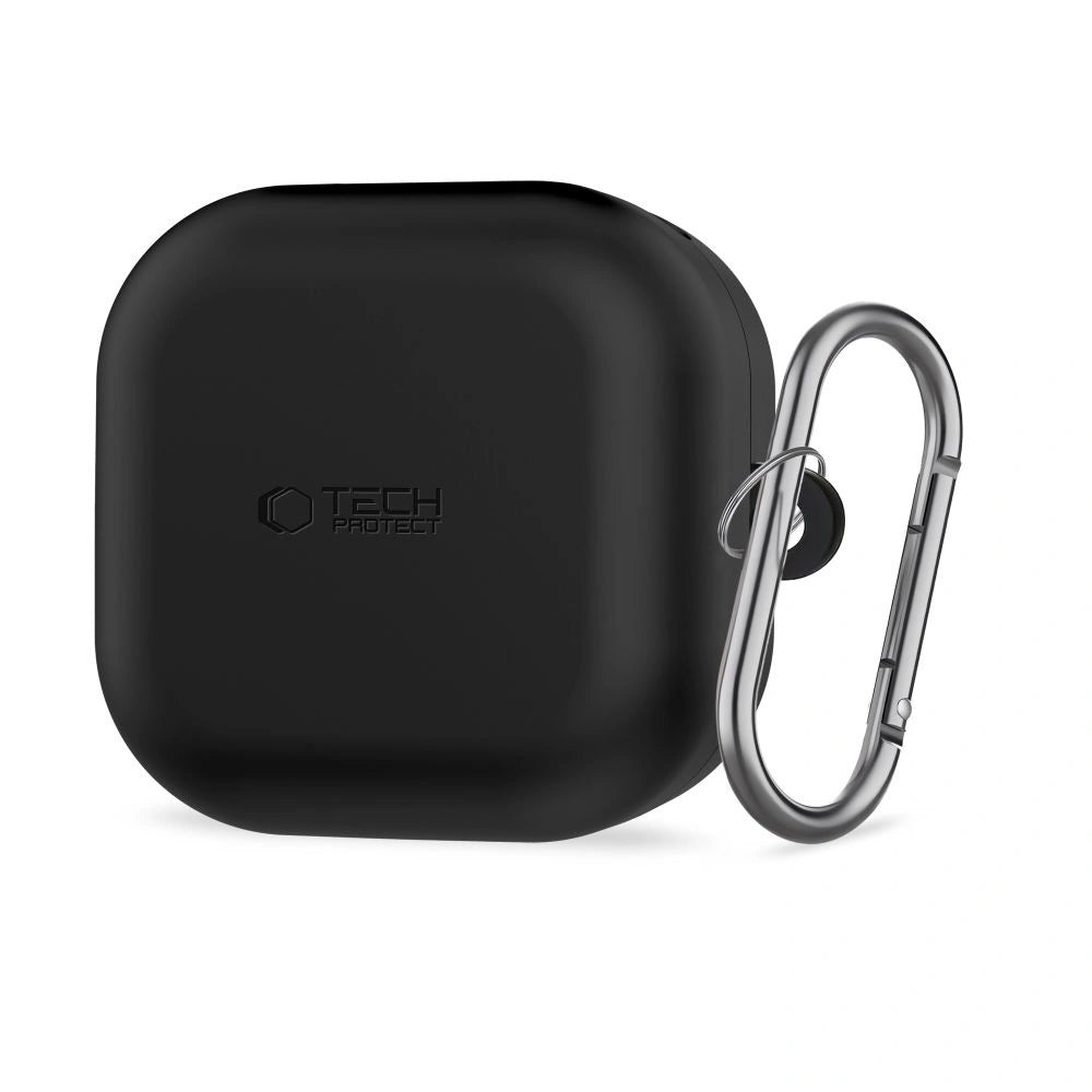 Etui Tech-Protect Silicone Hook na Samsung Galaxy Buds 4 / 4 Pro - czarne