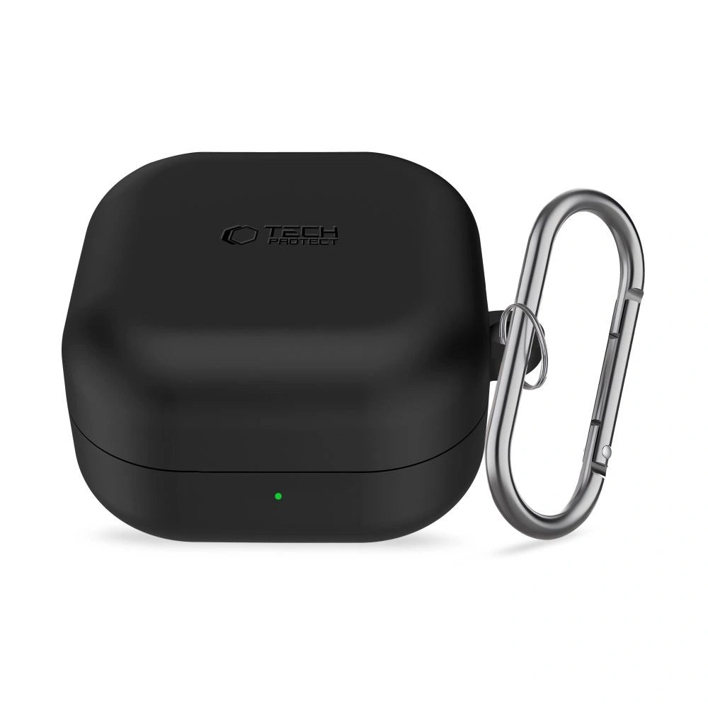 Etui Tech-Protect Silicone Hook na Samsung Galaxy Buds 4 / 4 Pro - czarne – zdjęcie 3