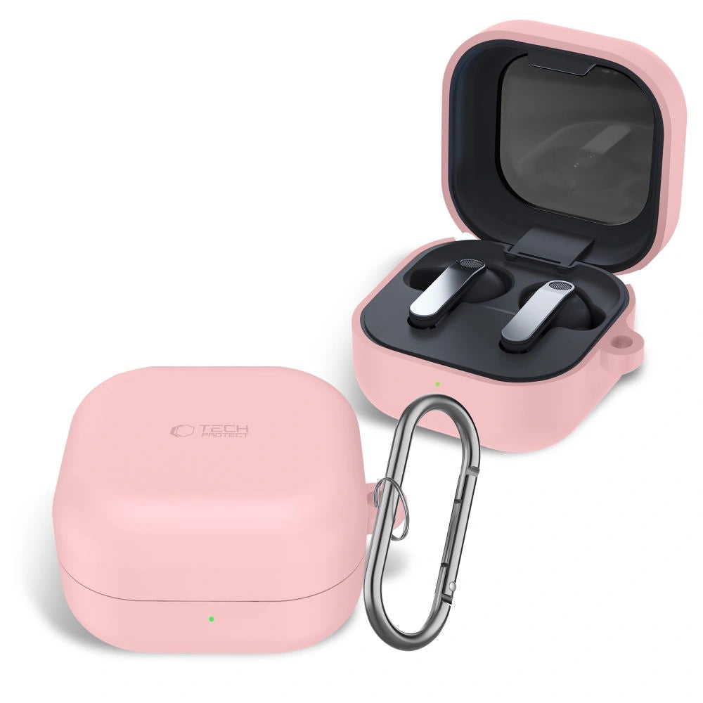 Etui Tech-Protect Silicone Hook na Samsung Galaxy Buds 4 / 4 Pro - różowe – zdjęcie 3