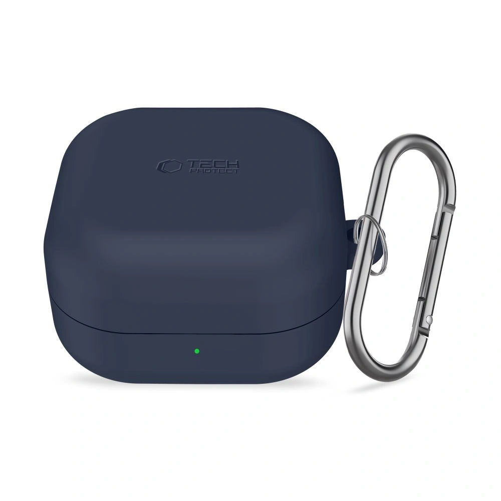 Etui Tech-Protect Silicone na Samsung Galaxy Buds 4 / 4 Pro - granatowe – zdjęcie 2