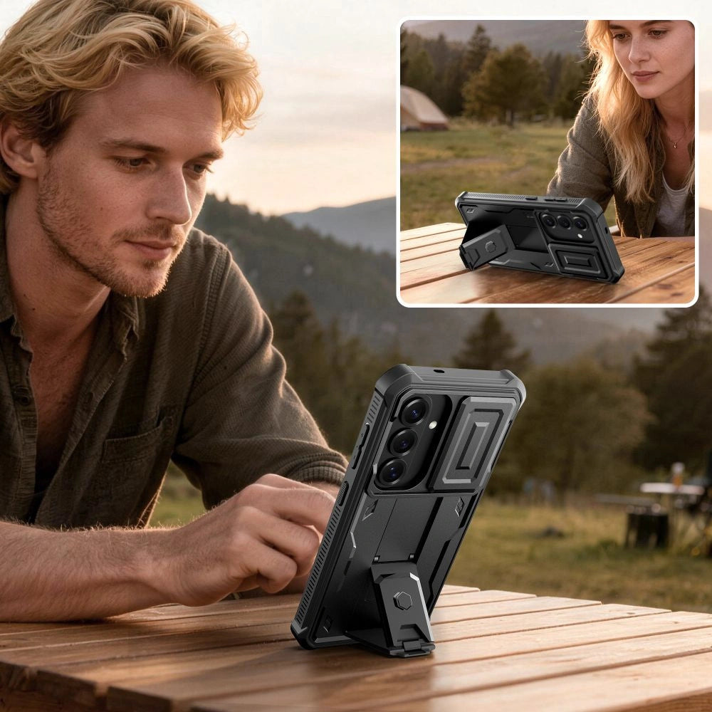 Etui Tech-Protect Kevlar Cam+ na Samsung Galaxy S26 - czarne – zdjęcie 4
