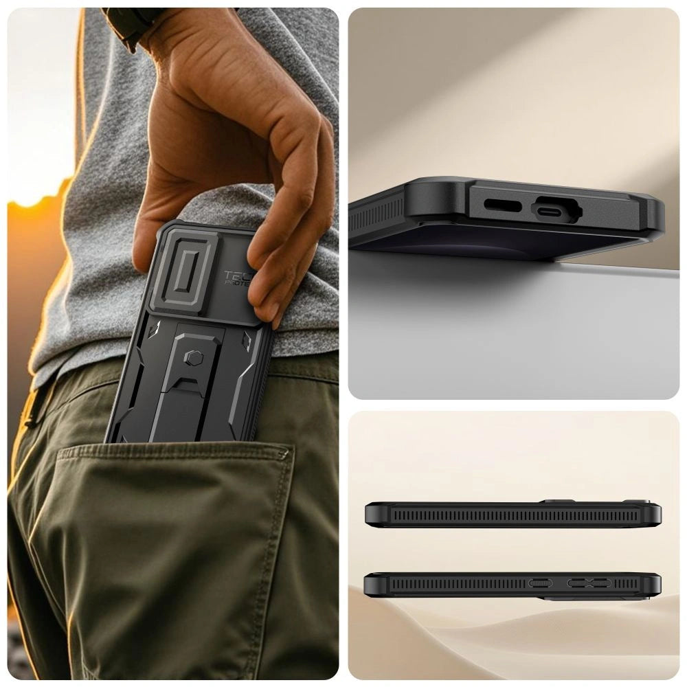 Etui Tech-Protect Kevlar Cam+ na Samsung Galaxy S26 - czarne – zdjęcie 8