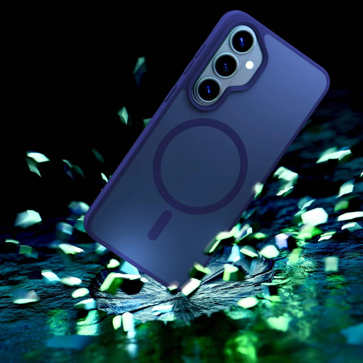 Etui 3mk Smoke MagCase na Samsung Galaxy S26+ - granatowe – zdjęcie 11