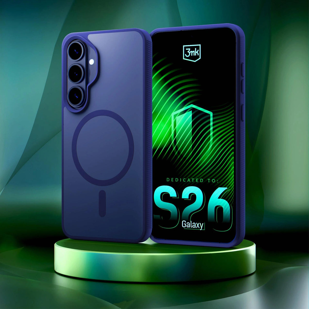 Etui 3mk Smoke MagCase na Samsung Galaxy S26+ - granatowe – zdjęcie 14